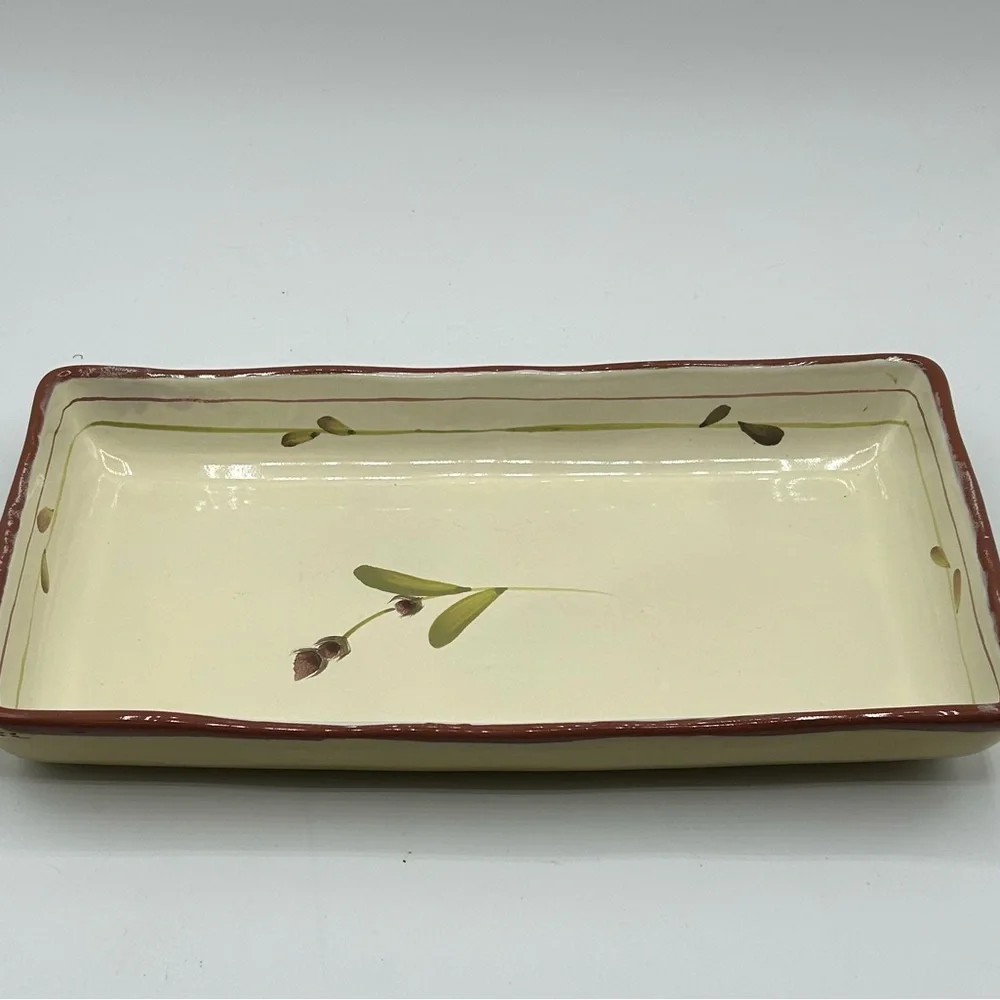 Crate & Barrel Decorative plate serving platter